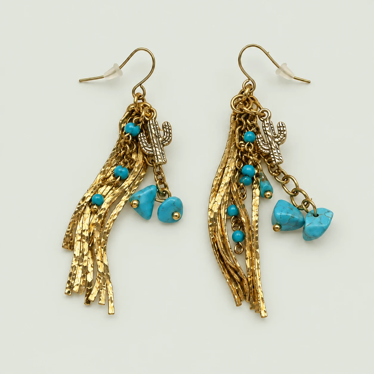 Cactus tassel earrings